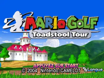 Mario Golf - Toadstool Tour screen shot title